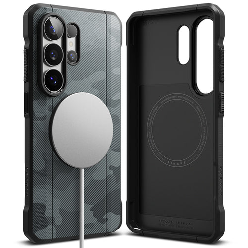 Husa pentru Samsung Galaxy S26 Ultra, Ringke Onyx Alpha MagSafe, camuflaj