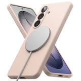 Husa pentru Samsung Galaxy S26 Plus, Ringke Silicone MagSafe, roz