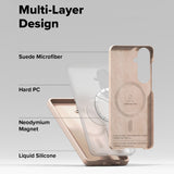 Husa pentru Samsung Galaxy S26 Plus, Ringke Silicone MagSafe, roz