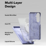 Husa pentru Samsung Galaxy S26, Ringke Silicone MagSafe, mov