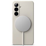 Husa pentru Samsung Galaxy S26, Ringke Silicone MagSafe, crem