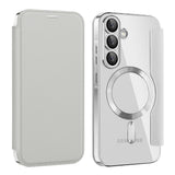 Husa pentru Samsung Galaxy A57 5G, Techsuit SmartMag Book Case, albastru