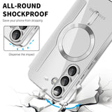 Husa pentru Samsung Galaxy A57 5G, Techsuit SmartMag Book Case, albastru