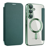 Husa pentru Samsung Galaxy A57 5G, Techsuit SmartMag Book Case, albastru