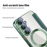 Husa pentru Samsung Galaxy A57 5G, Techsuit SmartMag Book Case, albastru
