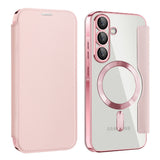 Husa pentru Samsung Galaxy A57 5G, Techsuit SmartMag Book Case, albastru