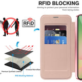 Husa pentru Samsung Galaxy A57 5G, Techsuit SmartMag Book Case, albastru