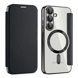 Husa pentru Samsung Galaxy A57 5G, Techsuit SmartMag Book Case, albastru