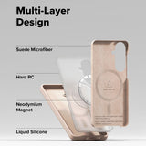 Husa pentru Samsung Galaxy S26, Ringke Silicone MagSafe, roz