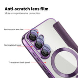 Husa pentru Samsung Galaxy A37 5G, Techsuit SmartMag Book Case, albastru