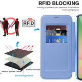 Husa pentru Samsung Galaxy A37 5G, Techsuit SmartMag Book Case, bleu