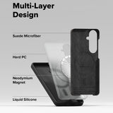 Husa pentru Samsung Galaxy S26, Ringke Silicone MagSafe, negru