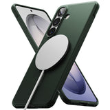 Husa pentru Samsung Galaxy S26 Plus, Ringke Onyx MagSafe, verde