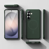 Husa pentru Samsung Galaxy S26 Plus, Ringke Onyx MagSafe, verde
