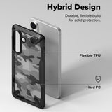 Husa pentru Samsung Galaxy S26, Ringke Fusion X, camuflaj