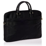Geanta laptop Guess Nylon Logo triunghi (GUCB15NTMLBK), 16, Zipper Pocket, Detasabil Strap, Reglabil, negru