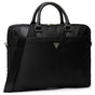 Geanta laptop Guess Nylon Logo triunghi (GUCB15NTMLBK), 16, Zipper Pocket, Detasabil Strap, Reglabil, negru