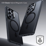 Husa pentru Samsung Galaxy S26 Ultra, ESR Classic Hybrid HaloLock, negru frost