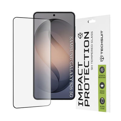 Folie de protectie pentru Samsung Galaxy S26, Techsuit 111D Full Cover / Full Glue Glass
