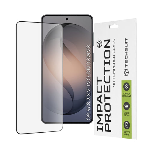 Folie de protectie pentru Samsung Galaxy S26, Techsuit 111D Full Cover / Full Glue Glass