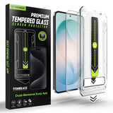 Folie de protectie pentru Samsung Galaxy S26 Plus, Techsuit [Fingerprint Unlock Compatible] TitanGlass CrystalHD