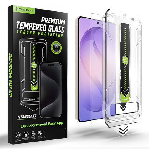 Folie de protectie pentru Samsung Galaxy S26 Ultra, Techsuit [Fingerprint Unlock Compatible] TitanGlass CrystalHD