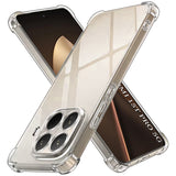 Husa pentru Xiaomi 15T Pro, Techsuit Shockproof Clear Silicone, transparenta