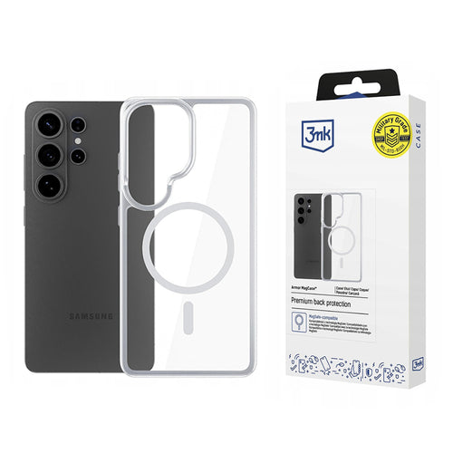Husa pentru Samsung Galaxy S26 Ultra, 3mk Armor MagCase, transparenta