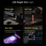 Deerma Mini Flashlight 4in1 (SD01), magnetic, Pocket Clip, Glass Breaker, 9 Brightness Levels, 350lm, 300mAh, 0.74W, Gri