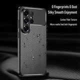 Husa pentru Samsung Galaxy S26 Ultra, Techsuit CarbonFiber, negru