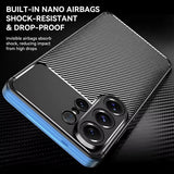 Husa pentru Samsung Galaxy S26 Ultra, Techsuit CarbonFiber, negru
