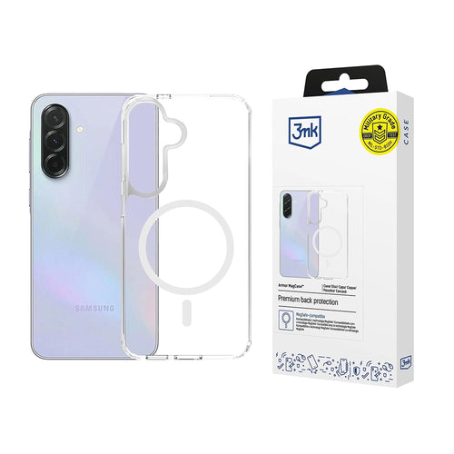 Husa pentru Samsung Galaxy A37 5G, 3mk Armor MagCase, transparenta