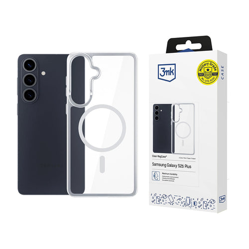 Husa pentru Samsung Galaxy S26, 3mk Armor MagCase, transparenta