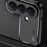 Husa pentru Samsung Galaxy S26 Plus, Techsuit CarbonFiber, negru