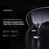 Aspirator Portabil Deerma Cordless Aspirator (VX200), Dry & Wet Cleaning, 22000Pa, 350W, 4000mAh
