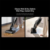 Aspirator Portabil Deerma Cordless Aspirator (VX200), Dry & Wet Cleaning, 22000Pa, 350W, 4000mAh