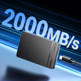 UGREEN External Solid State Drive (35270), USB portabil SSD, 1TB, 20Gbps, Gen2x2, Smart Chip, Dual Cooling, Gri