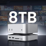 Hub USB UGREEN Docking station CM841 (65487), pentru Mac Mini M4, USB-C to 5x USB, 2x USB-C, SD/TF, M2 NVMe, 10Gbps, 8TB, 4cm, gri