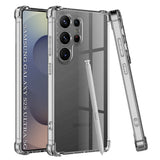 Husa pentru Samsung Galaxy S25 Ultra, Techsuit Shockproof Clear Silicone, transparenta
