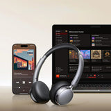 Casti wireless UGREEN Casti Wireless HiTune Studio Plus HP207 (75630), Bluetooth 6.0, TWS, ANC, Low Latency, 500mAh, argintiu