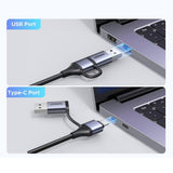 Adaptor UGREEN Video Capture Card CM629 (15389), USB/Type-C to HDMI, 2K@30Hz, Low Latency, Universal Compatibility