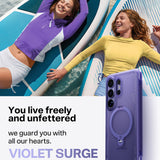 Husa pentru Samsung Galaxy S26 Ultra, Torras Ostand Spin Air Series, mov
