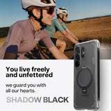 Husa pentru Samsung Galaxy S26 Ultra, Torras Ostand Spin Air Series, negru