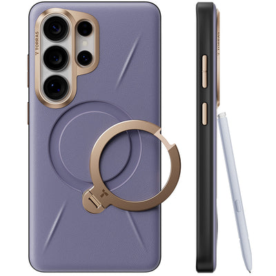 Husa pentru Samsung Galaxy S26 Ultra, Torras Qpro Leather Series, mov