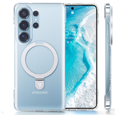 Husa pentru Samsung Galaxy S26 Ultra, Torras Ostand Slim Series, transparenta