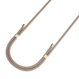 Snur de Telefon 3mk Crossbody Easy Clip Elite (RWS2-70), Lux Design, Nylon, Durabil, 0.8m, Universal, Auriu Taupe