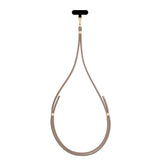 Snur de Telefon 3mk Crossbody Easy Clip Elite (RWS2-70), Lux Design, Nylon, Durabil, 0.8m, Universal, Auriu Taupe