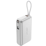 Baterie Externa Acefast (M34), cu Cablu Telescopic, Type-C, Incarcare Rapida, PD45W, 20000mAh, Argintiu