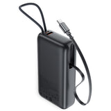 Baterie Externa Acefast (M34), cu Cablu Telescopic, Type-C, Incarcare Rapida, PD45W, 20000mAh, Argintiu