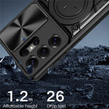 Husa pentru Samsung Galaxy S26 Ultra, Techsuit CamGuard Pro, albastru